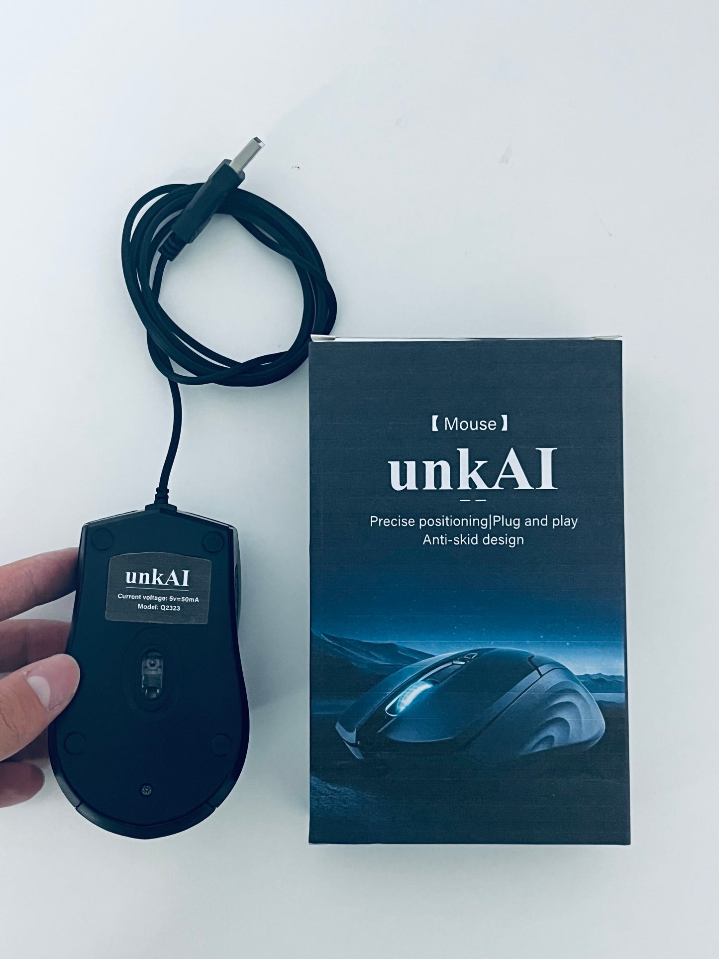 unkAI Wired Gaming Mouse: Precise Control, Plug-and-Play