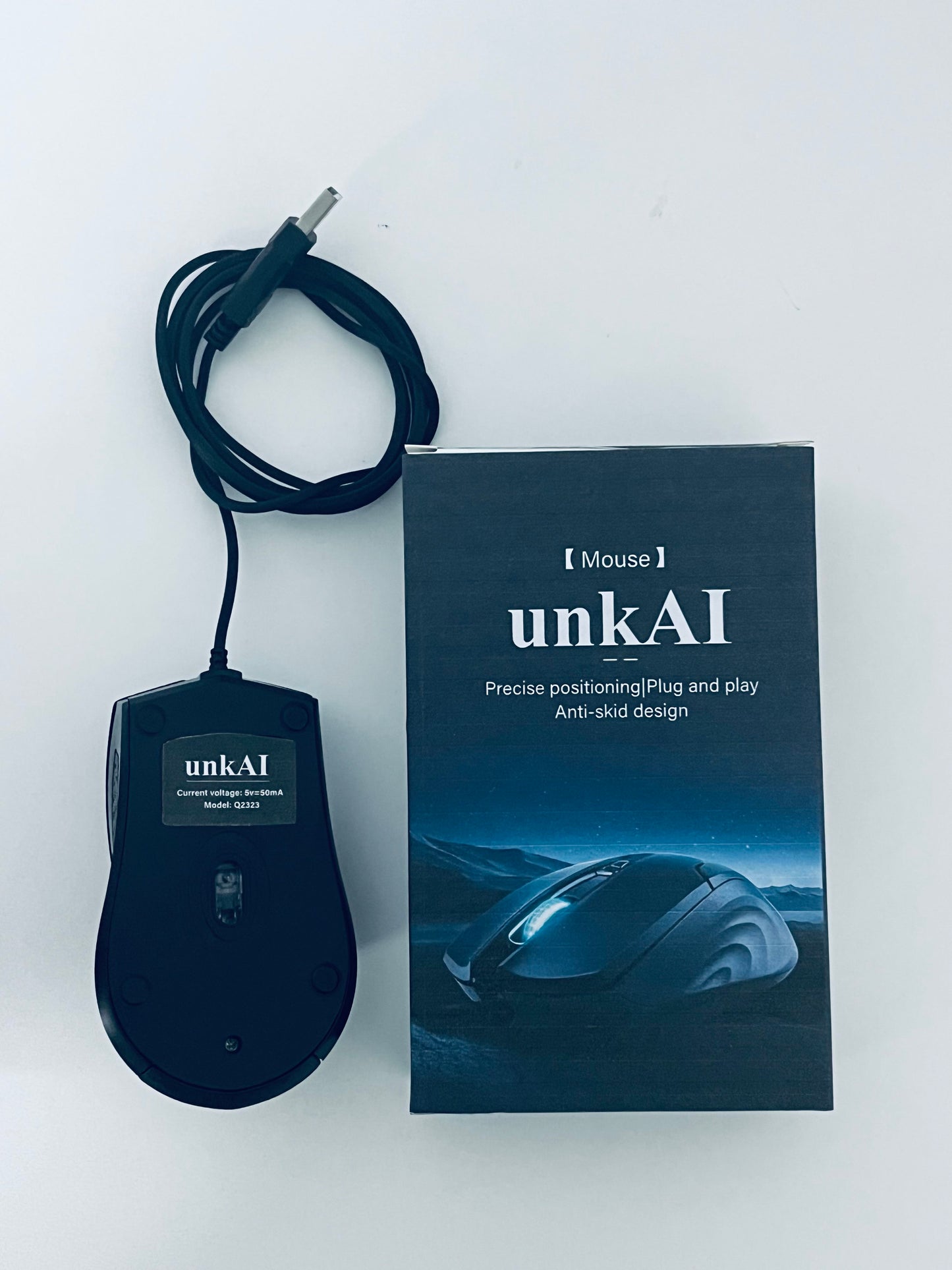unkAI Wired Gaming Mouse: Precise Control, Plug-and-Play