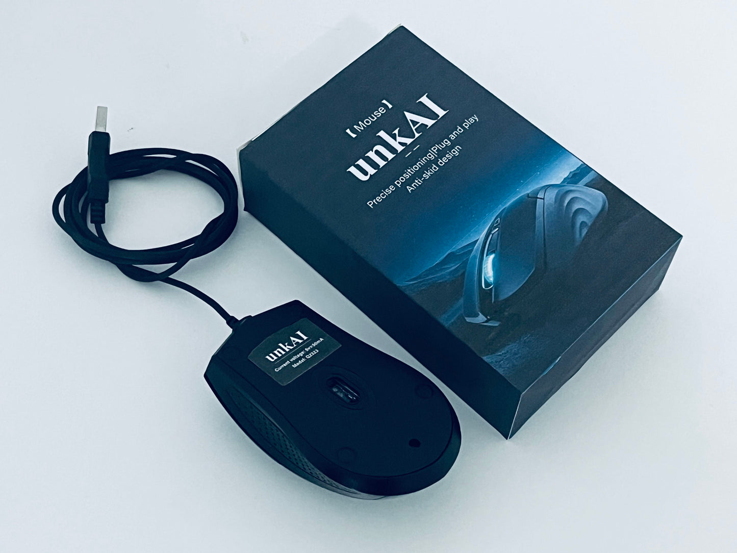 unkAI Wired Gaming Mouse: Precise Control, Plug-and-Play
