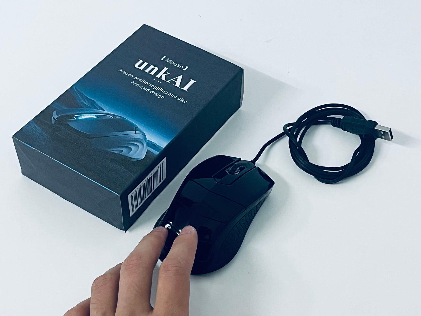 unkAI Wired Gaming Mouse: Precise Control, Plug-and-Play