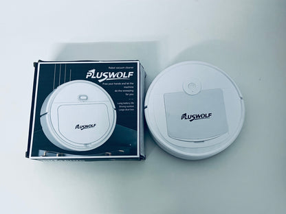 PLUSWOLF Electric Sweepers – Fully Automatic Sweeping & Suction Machine with Long Battery Life & Large Dust Box, Quiet Household Cleaning Device