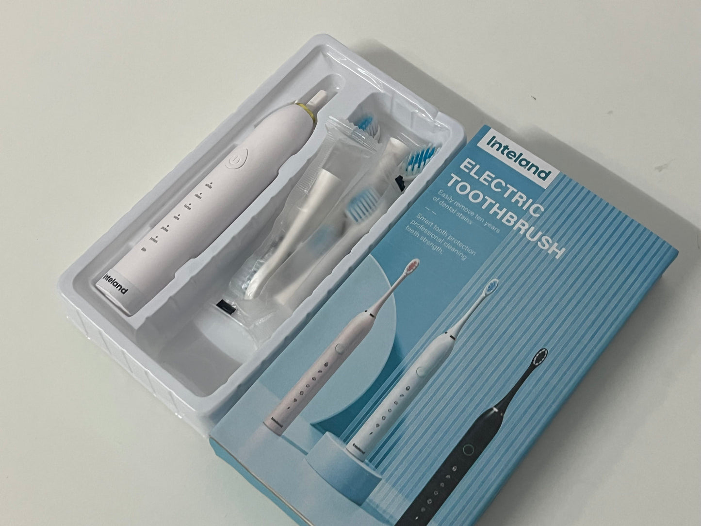 【Inteland Multi-Mode Electric Toothbrush】—— Professional Dental Care for Stain Removal & Tooth Protection