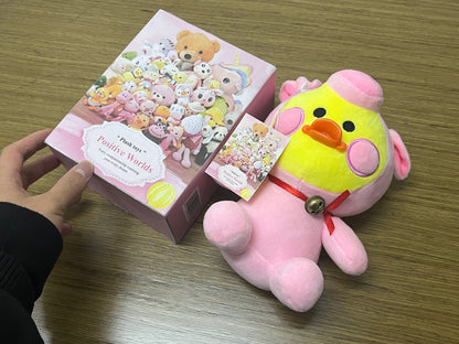 Positive Worlds Pink Pig-Duck Plush Toys, Cute Adorable Stuffed Animal Doll