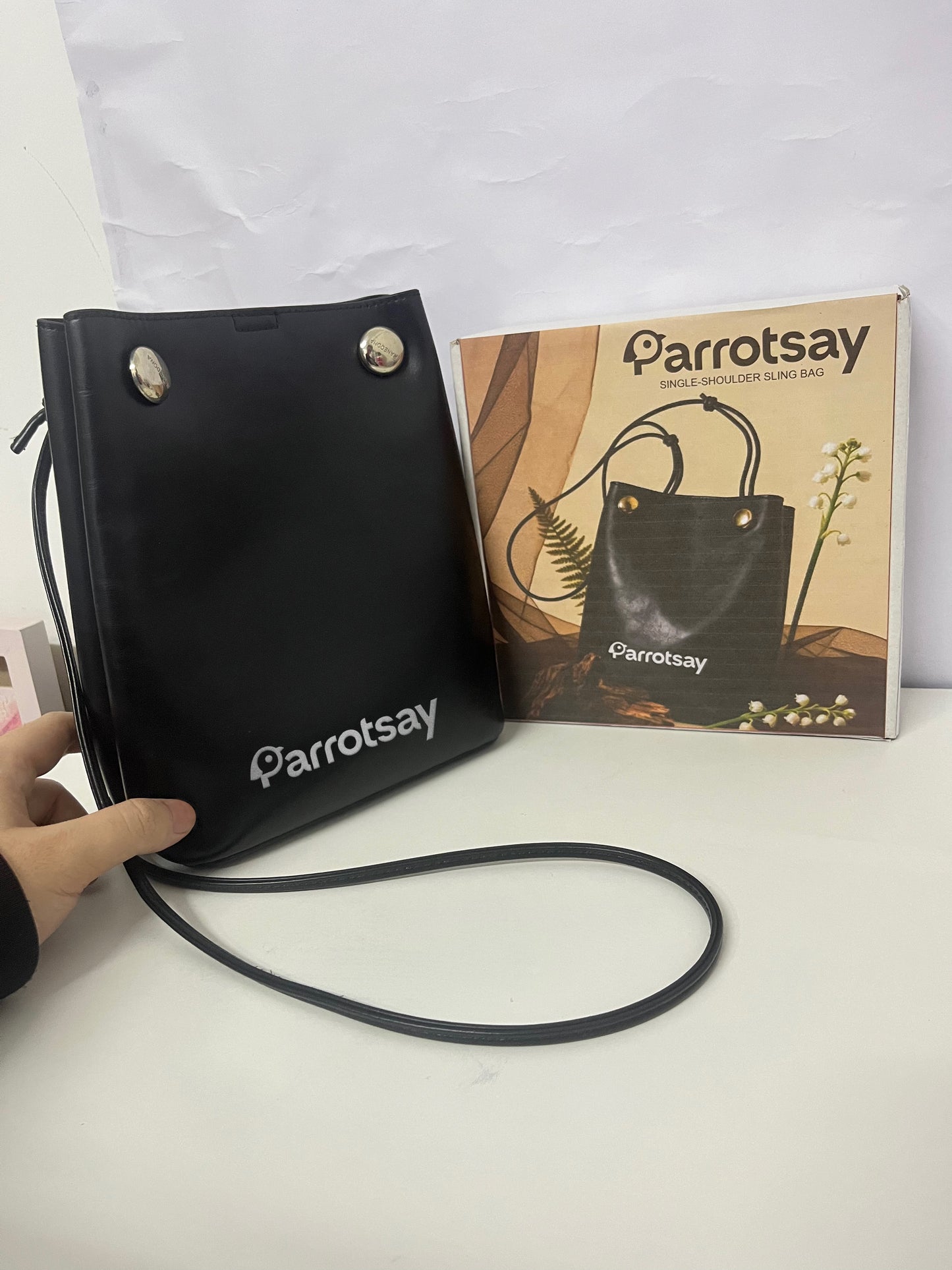 [Parrotsay Ladies' handbags]-Single-Shoulder Sling Bag – Chic, Compact & Everyday Essential