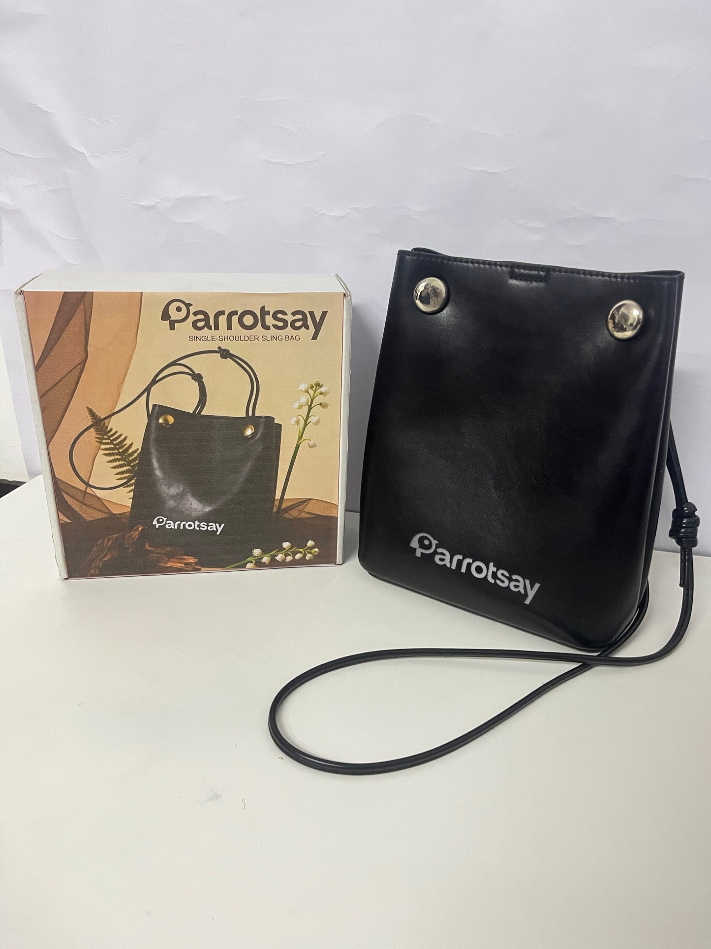 [Parrotsay Ladies' handbags]-Single-Shoulder Sling Bag – Chic, Compact & Everyday Essential