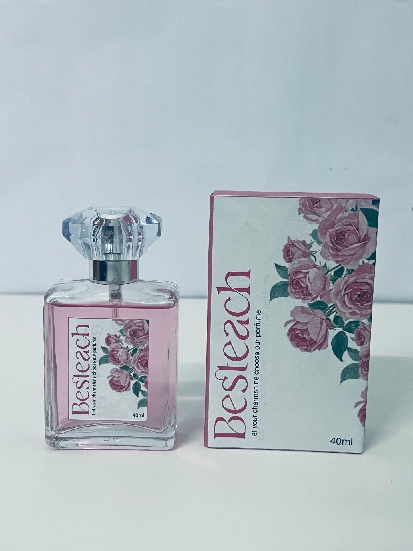 Besteach Pink Rose Perfume: A Romantic Girl Scent with Gentle Filter