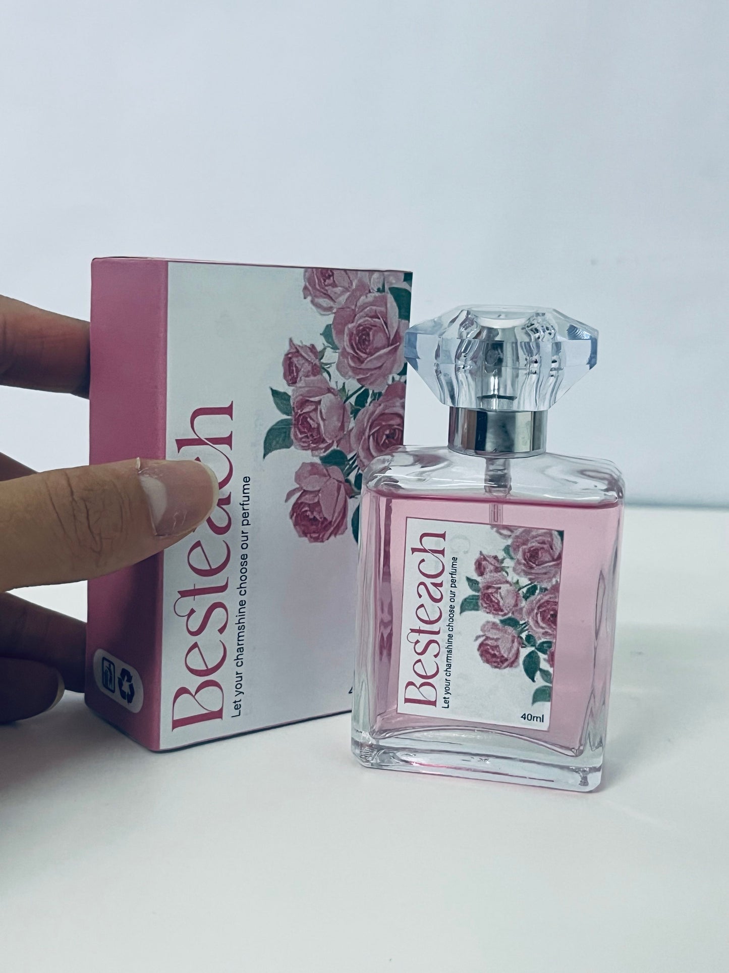 Besteach Pink Rose Perfume: A Romantic Girl Scent with Gentle Filter