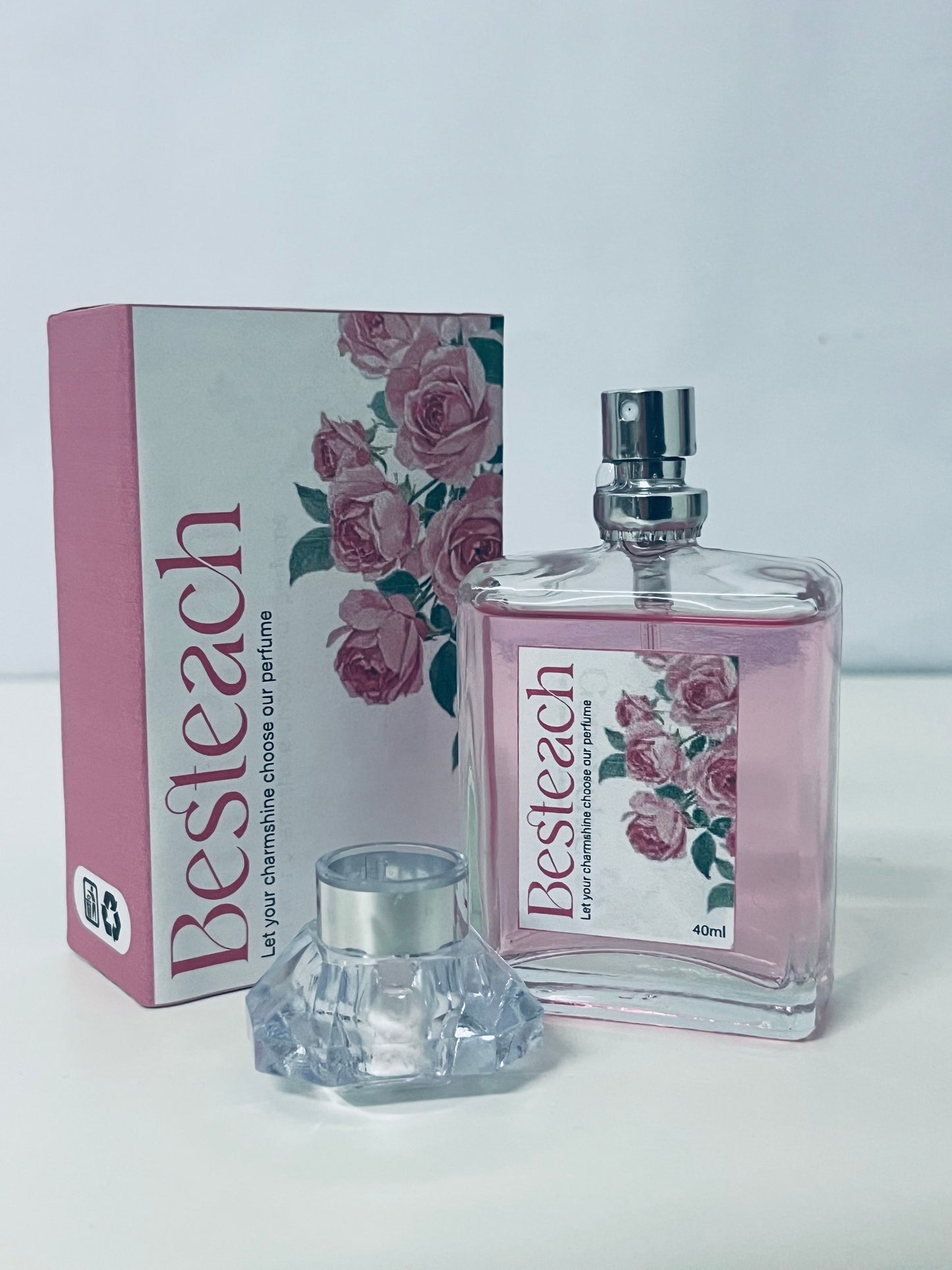 Besteach Pink Rose Perfume: A Romantic Girl Scent with Gentle Filter