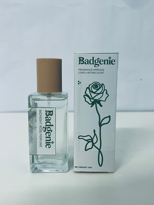 Badgenie Midnight Rose Perfume: A Niche Woody Rose Scent with Cool Atmosphere