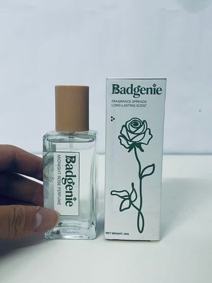 Badgenie Midnight Rose Perfume: A Niche Woody Rose Scent with Cool Atmosphere