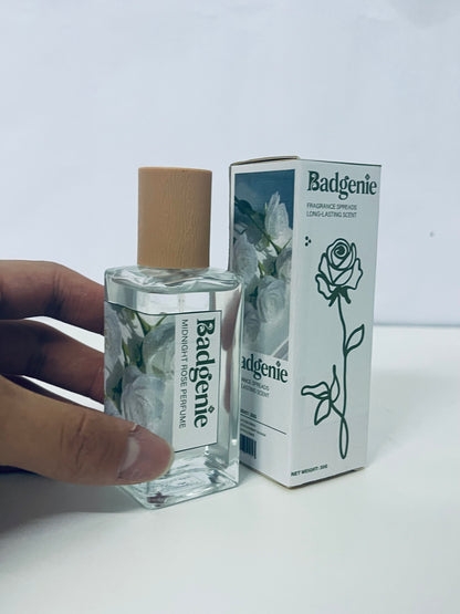 Badgenie Midnight Rose Perfume: A Niche Woody Rose Scent with Cool Atmosphere