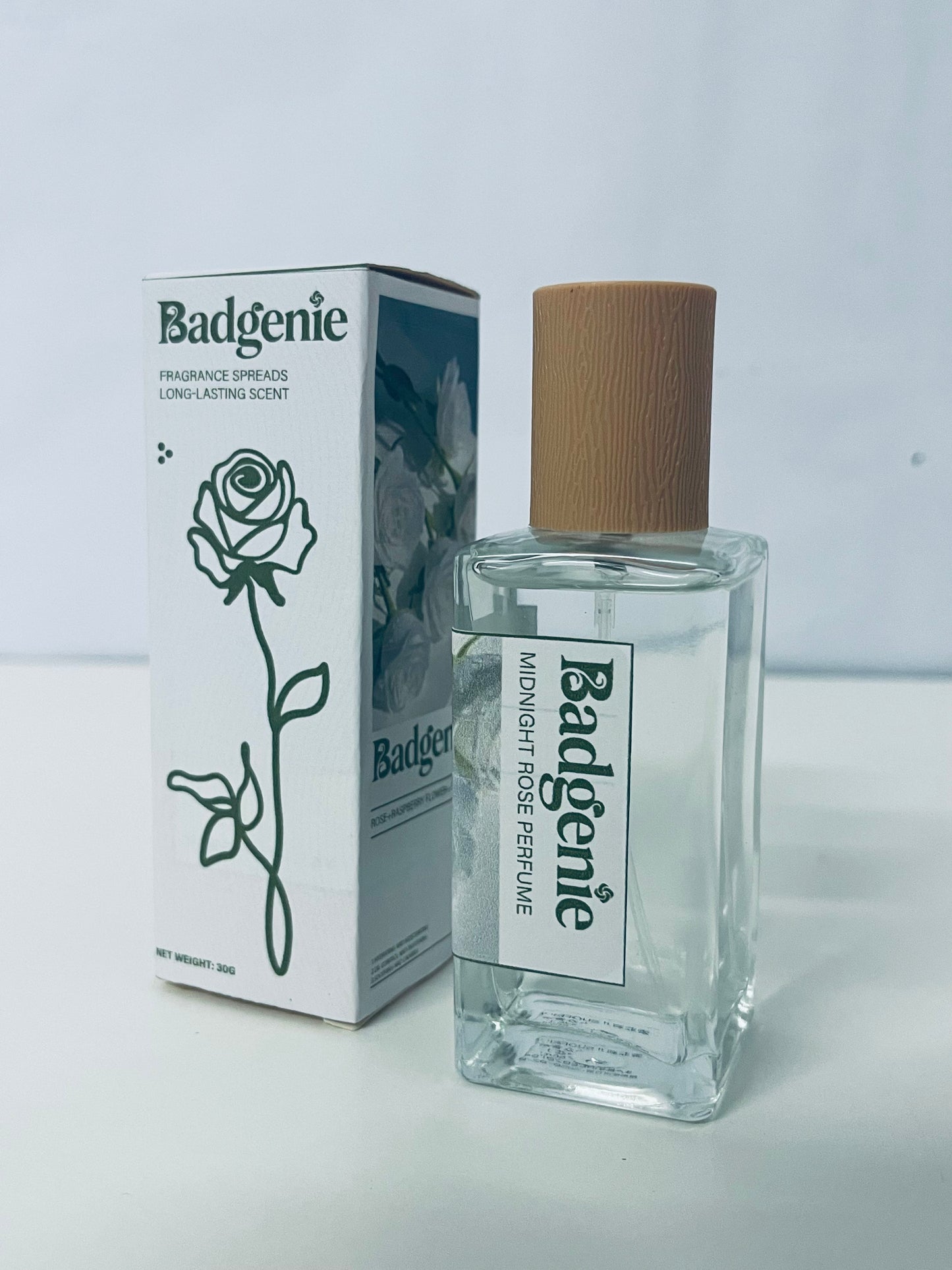 Badgenie Midnight Rose Perfume: A Niche Woody Rose Scent with Cool Atmosphere