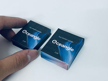 Oceangle Cool-Tone Black Glitter Single Eyeshadow: A Versatile Tool for Edgy Atmosphere Eye Makeup
