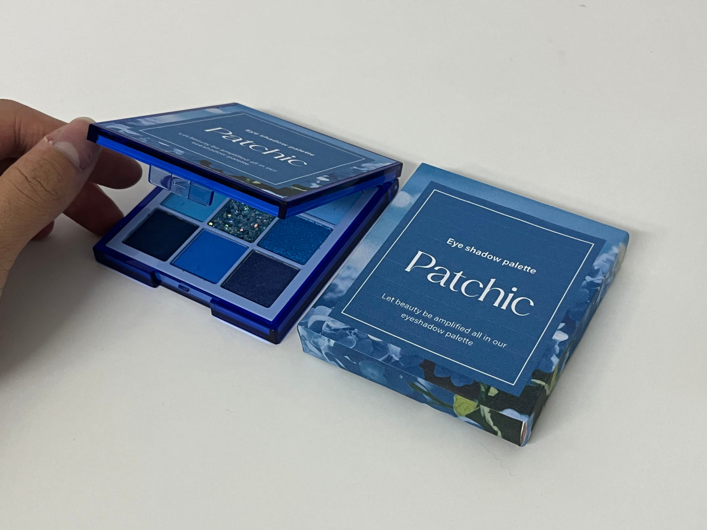 【Patchic Eye Shadow Palette】—— Elegant Choice of Blue-Tone Eye Makeup & Versatility