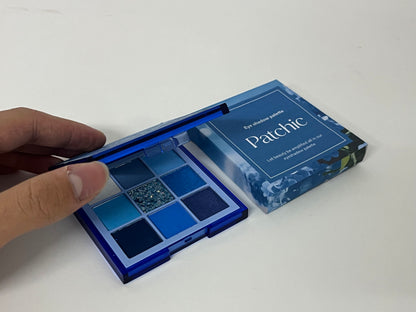 【Patchic Eye Shadow Palette】—— Elegant Choice of Blue-Tone Eye Makeup & Versatility