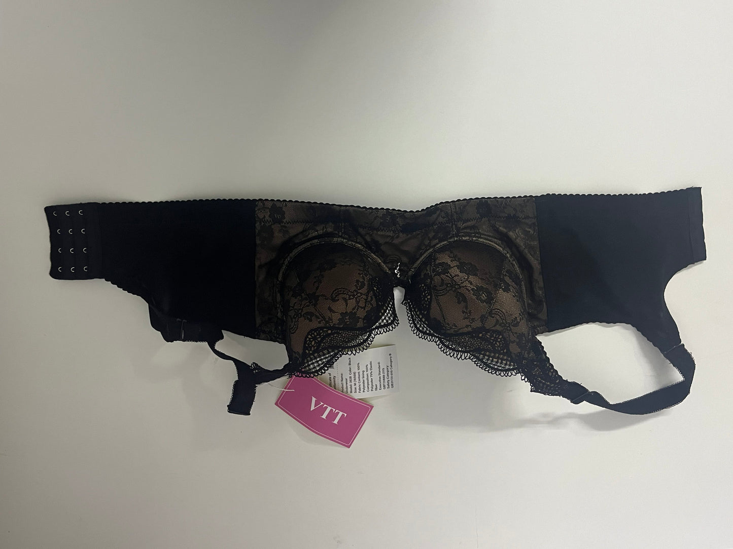 VTT Lace Stitching High-Waist Tummy Control Shapewear Underwear, One-Piece Push-Up & Back Shaping Underwear