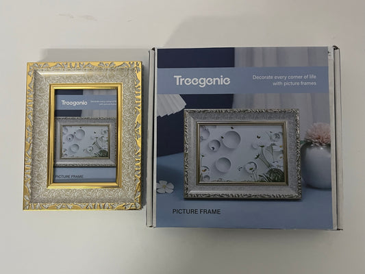 【Treegenie Vintage Embossed Photo Frame】—— Timeless Elegance for Cherished Memories