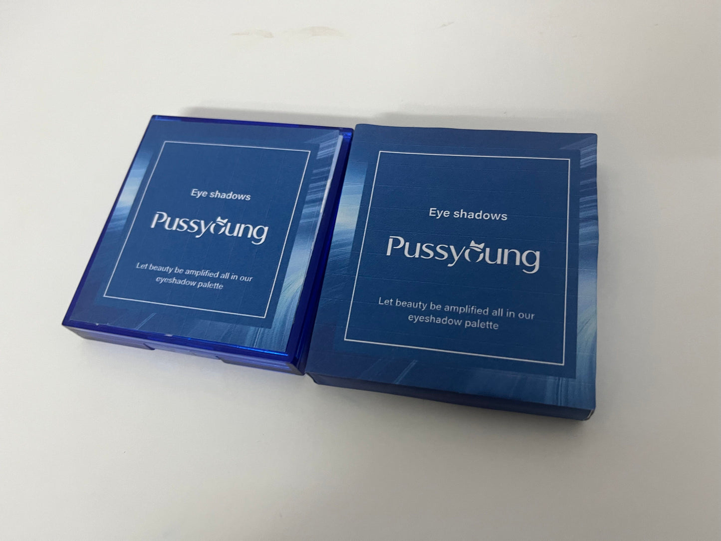 [Pussyoung Eye shadows]-Deep Sea 9-Color Eyeshadow Palette - Cool-Tone Blue Creative Palette
