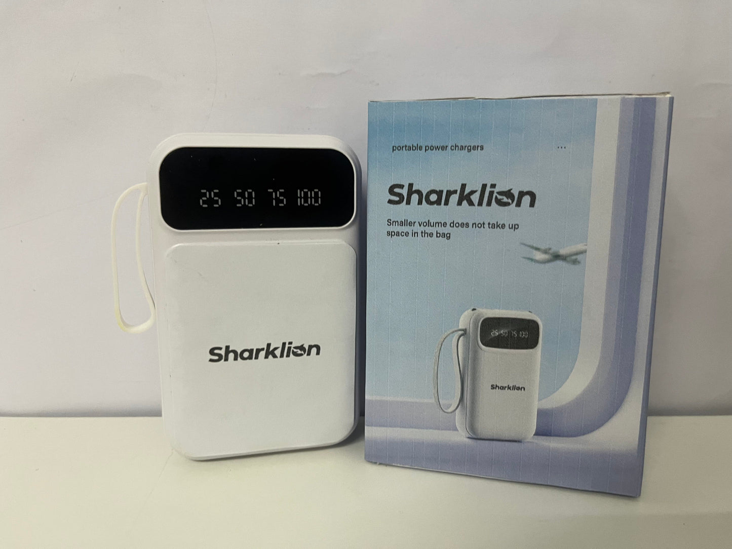 [Sharklion Portable power chargers]——Sharklion Mini Portable Power Bank | Lightweight On-the-Go Charging