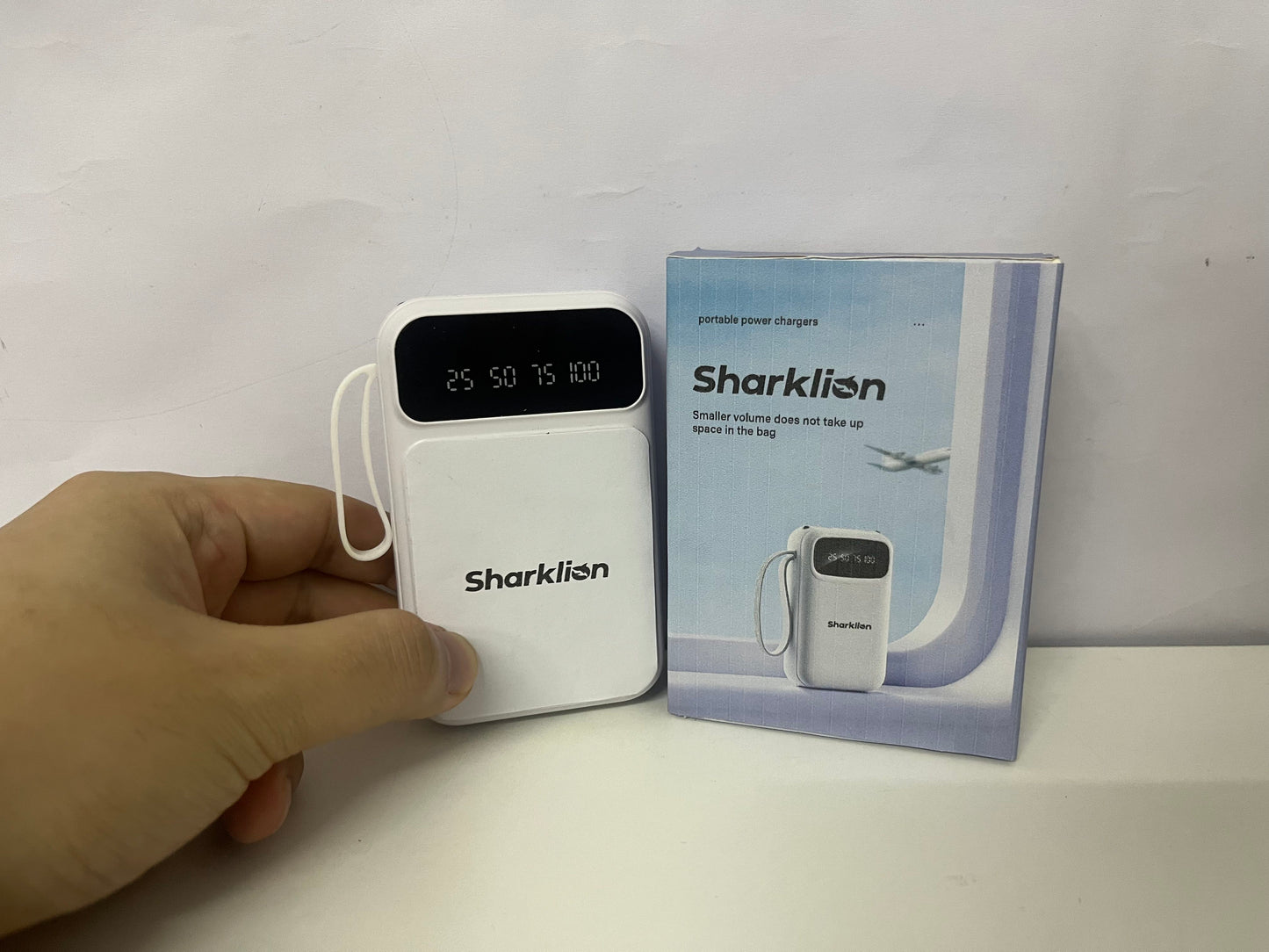 [Sharklion Portable power chargers]——Sharklion Mini Portable Power Bank | Lightweight On-the-Go Charging