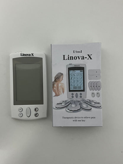 Linova-X TENS Unit with Infrared Heat & Compression - 24 Modes Low Frequency Electrotherapy Device for Back Pain Relief, Muscle Stimulator for Neck, Shoulder, Sciatica Pain Management