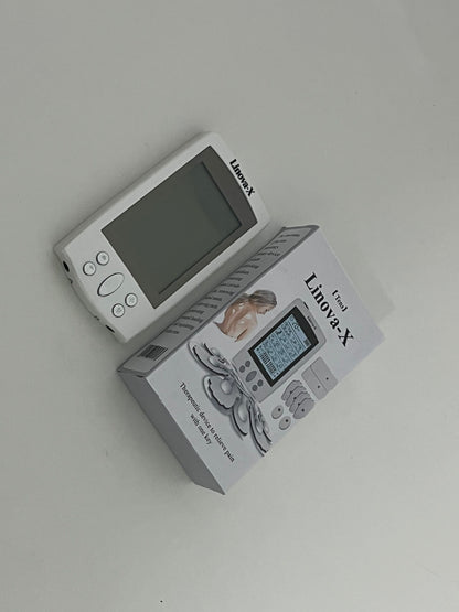 Linova-X TENS Unit with Infrared Heat & Compression - 24 Modes Low Frequency Electrotherapy Device for Back Pain Relief, Muscle Stimulator for Neck, Shoulder, Sciatica Pain Management
