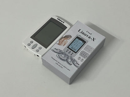 Linova-X TENS Unit with Infrared Heat & Compression - 24 Modes Low Frequency Electrotherapy Device for Back Pain Relief, Muscle Stimulator for Neck, Shoulder, Sciatica Pain Management