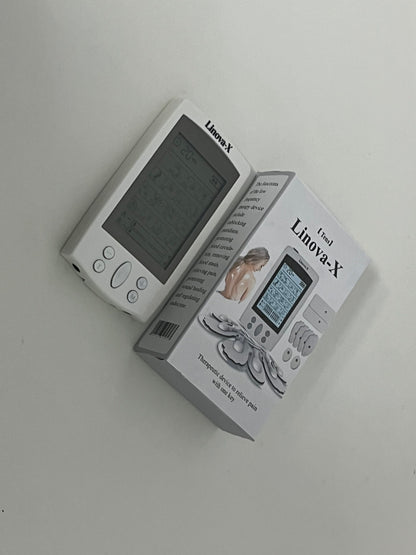 Linova-X TENS Unit with Infrared Heat & Compression - 24 Modes Low Frequency Electrotherapy Device for Back Pain Relief, Muscle Stimulator for Neck, Shoulder, Sciatica Pain Management