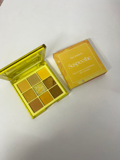 【Suspecthe Warm Yellow Eyeshadow Palette】—— Vibrant Eye Looks with Effortless Color Payoff