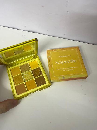 【Suspecthe Warm Yellow Eyeshadow Palette】—— Vibrant Eye Looks with Effortless Color Payoff