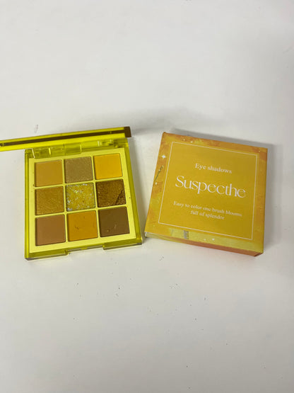 【Suspecthe Warm Yellow Eyeshadow Palette】—— Vibrant Eye Looks with Effortless Color Payoff