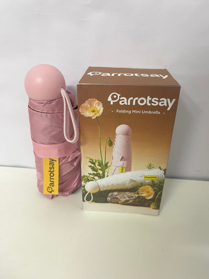 [Parrotsay Umbrellas]-Folding Mini Umbrella – Ultra-Compact, Windproof & Stylish Travel Umbrella