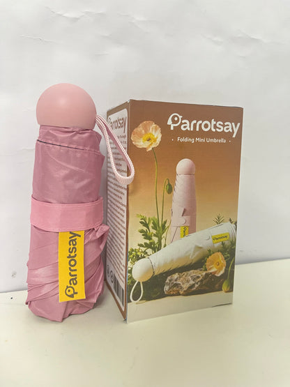 [Parrotsay Umbrellas]-Folding Mini Umbrella – Ultra-Compact, Windproof & Stylish Travel Umbrella