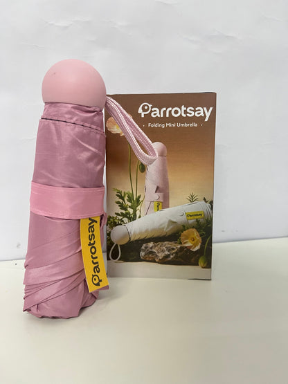 [Parrotsay Umbrellas]-Folding Mini Umbrella – Ultra-Compact, Windproof & Stylish Travel Umbrella