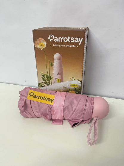 [Parrotsay Umbrellas]-Folding Mini Umbrella – Ultra-Compact, Windproof & Stylish Travel Umbrella