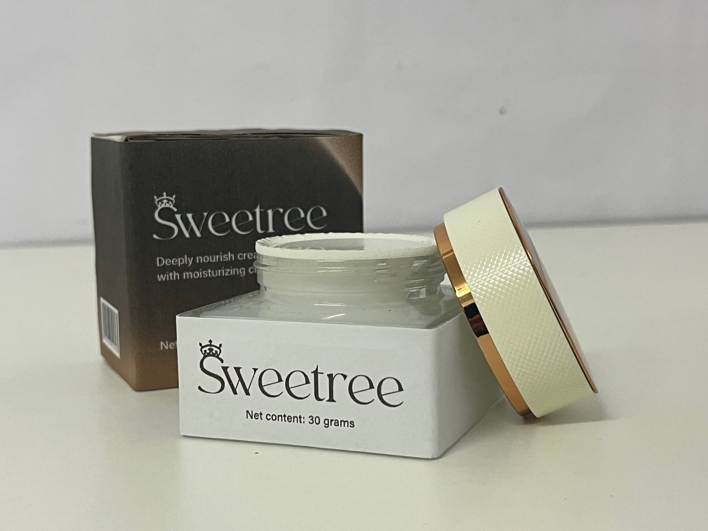 Sweetree Deep Nourishing Body Balm, Skin Elasticity Boosting & Long-Lasting Moisturizing Cream, 30g
