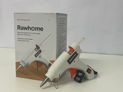 [Rawhome Hot melt glue guns]——Rawhome Kid-Safe Hot Melt Glue Gun - Small High-Adhesion Glue Gun for DIY & Home Repairs