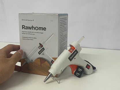 [Rawhome Hot melt glue guns]——Rawhome Kid-Safe Hot Melt Glue Gun - Small High-Adhesion Glue Gun for DIY & Home Repairs