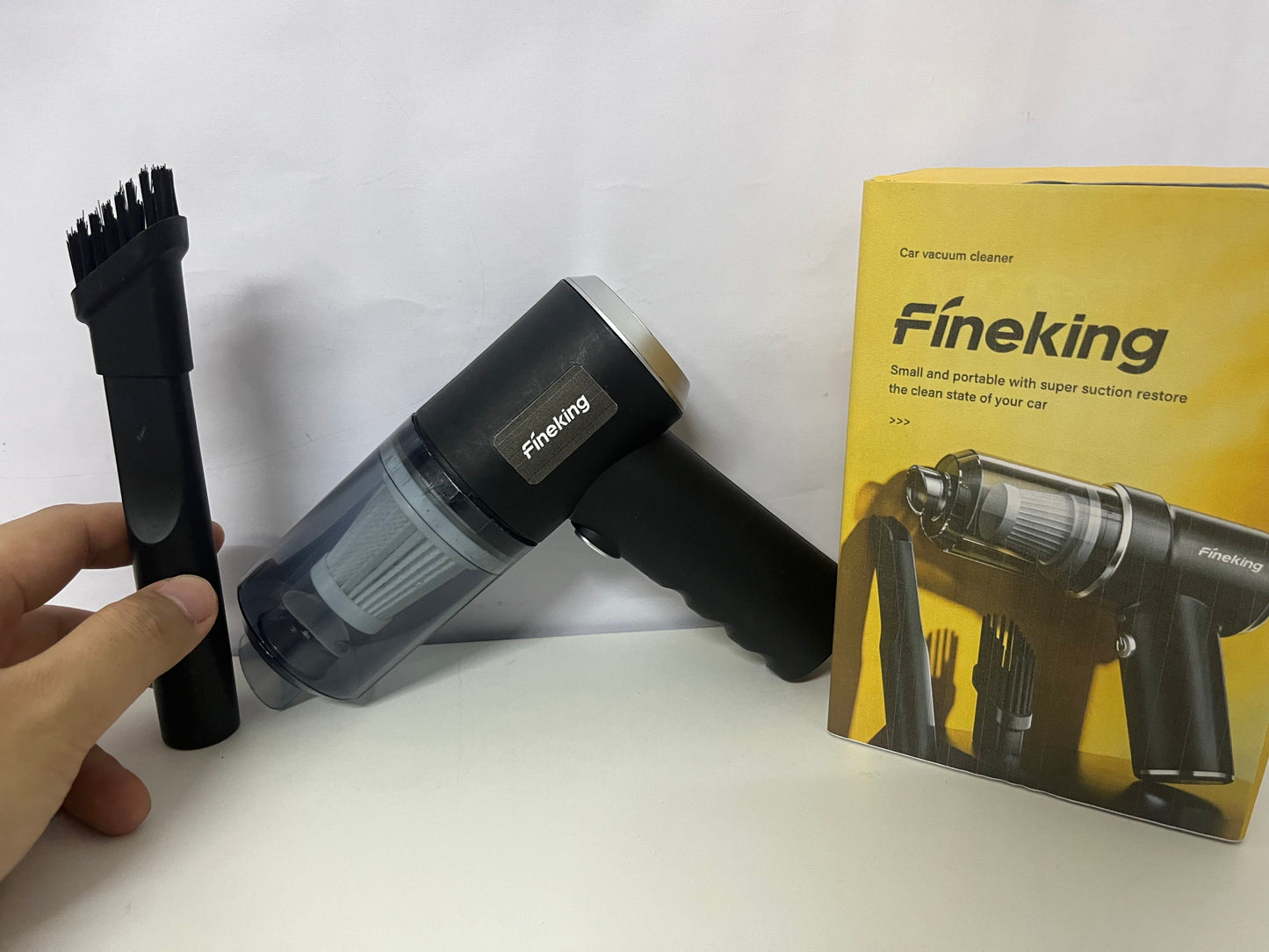 [Fineking Electric vacuum cleaners]-Handheld Wireless Car Vacuum Cleaner - High Suction Cleaning Tool for Home & Car