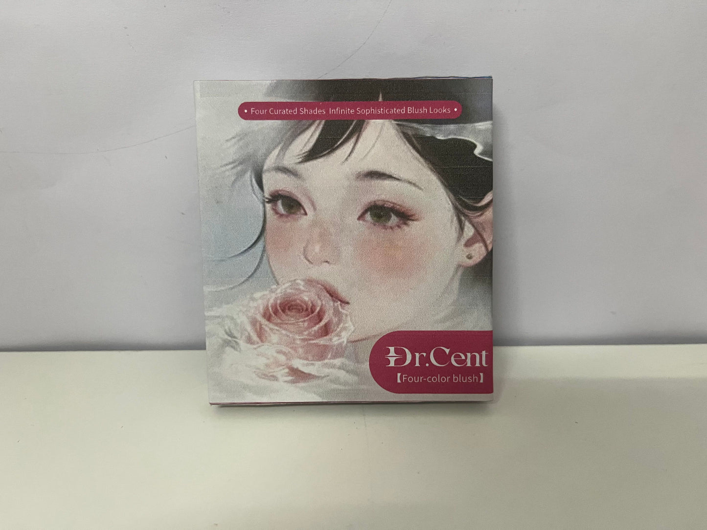 [Dr.Cent Blushers]-Four-Color Blush Palette - Atmosphere Girl Blush Palette with Volumizing and Contouring Shades