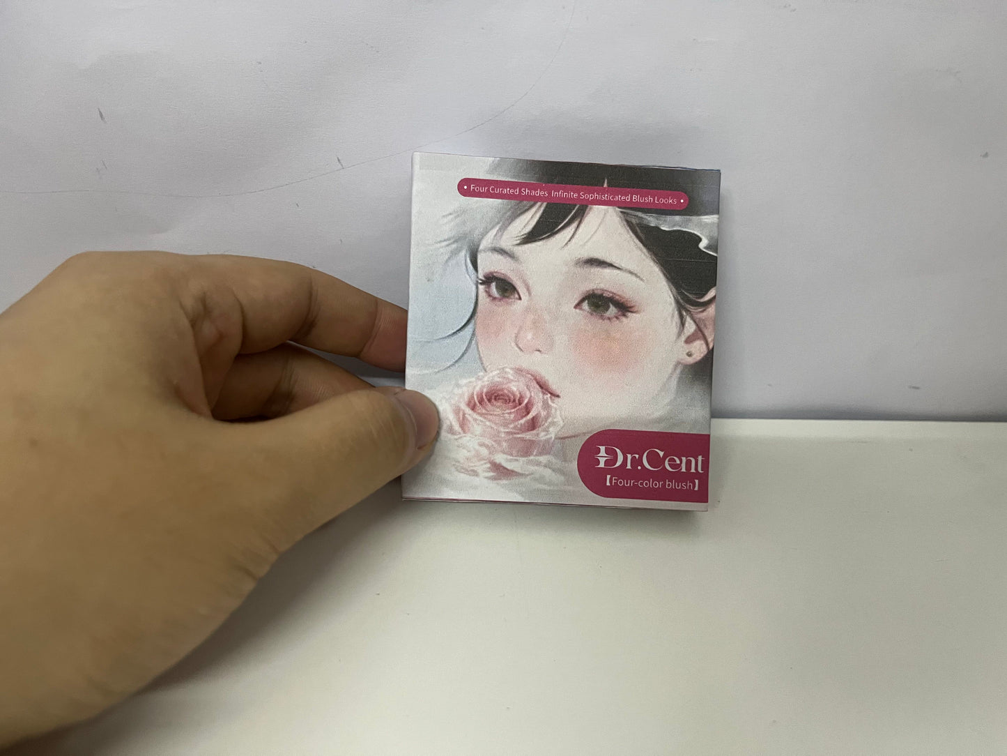 [Dr.Cent Blushers]-Four-Color Blush Palette - Atmosphere Girl Blush Palette with Volumizing and Contouring Shades