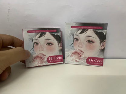 [Dr.Cent Blushers]-Four-Color Blush Palette - Atmosphere Girl Blush Palette with Volumizing and Contouring Shades