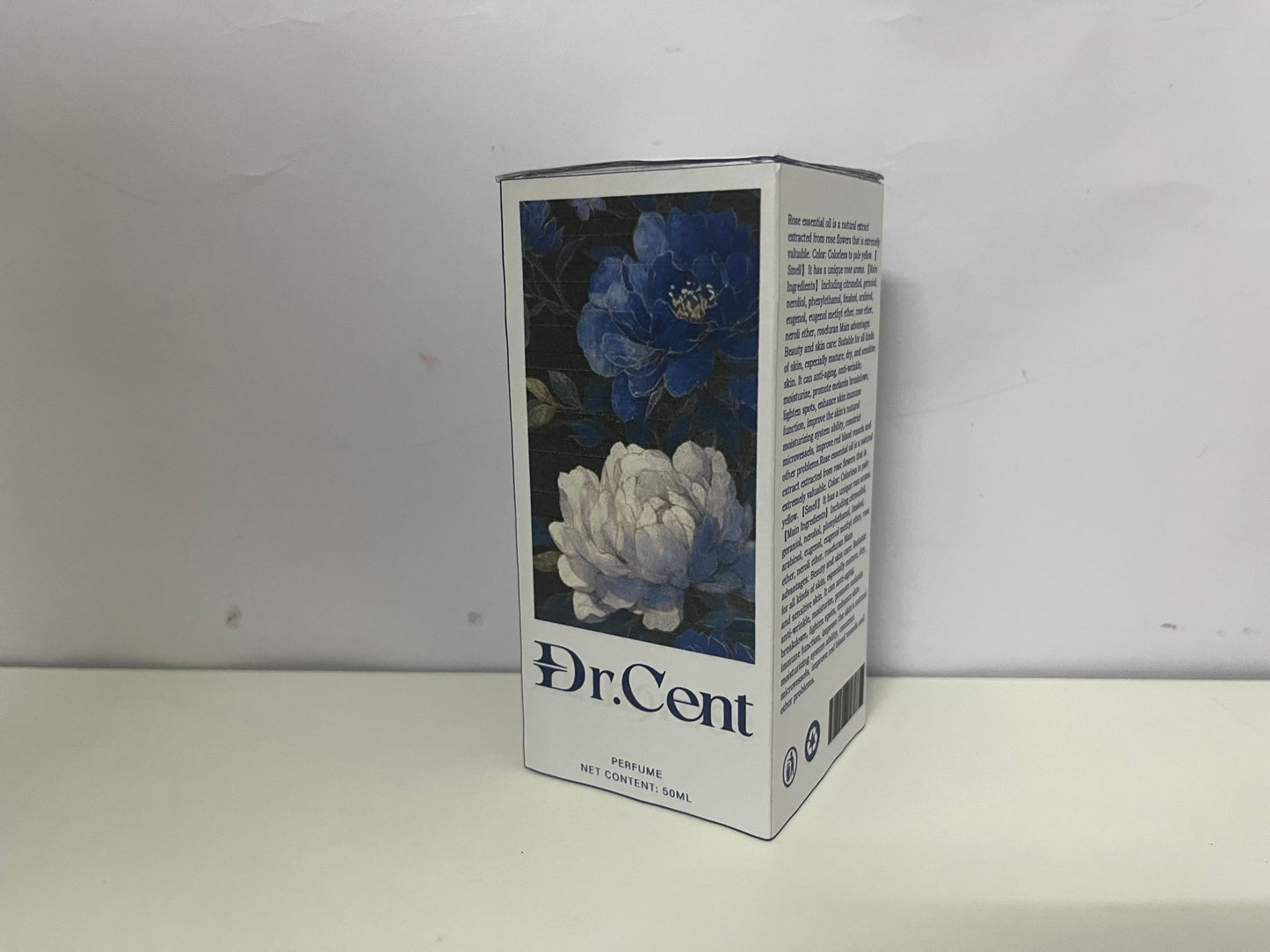 [Dr.Cent Perfumes]-Blue & White Peony Eau de Parfume - Cool Atmosphere Unisex Light Fragrance