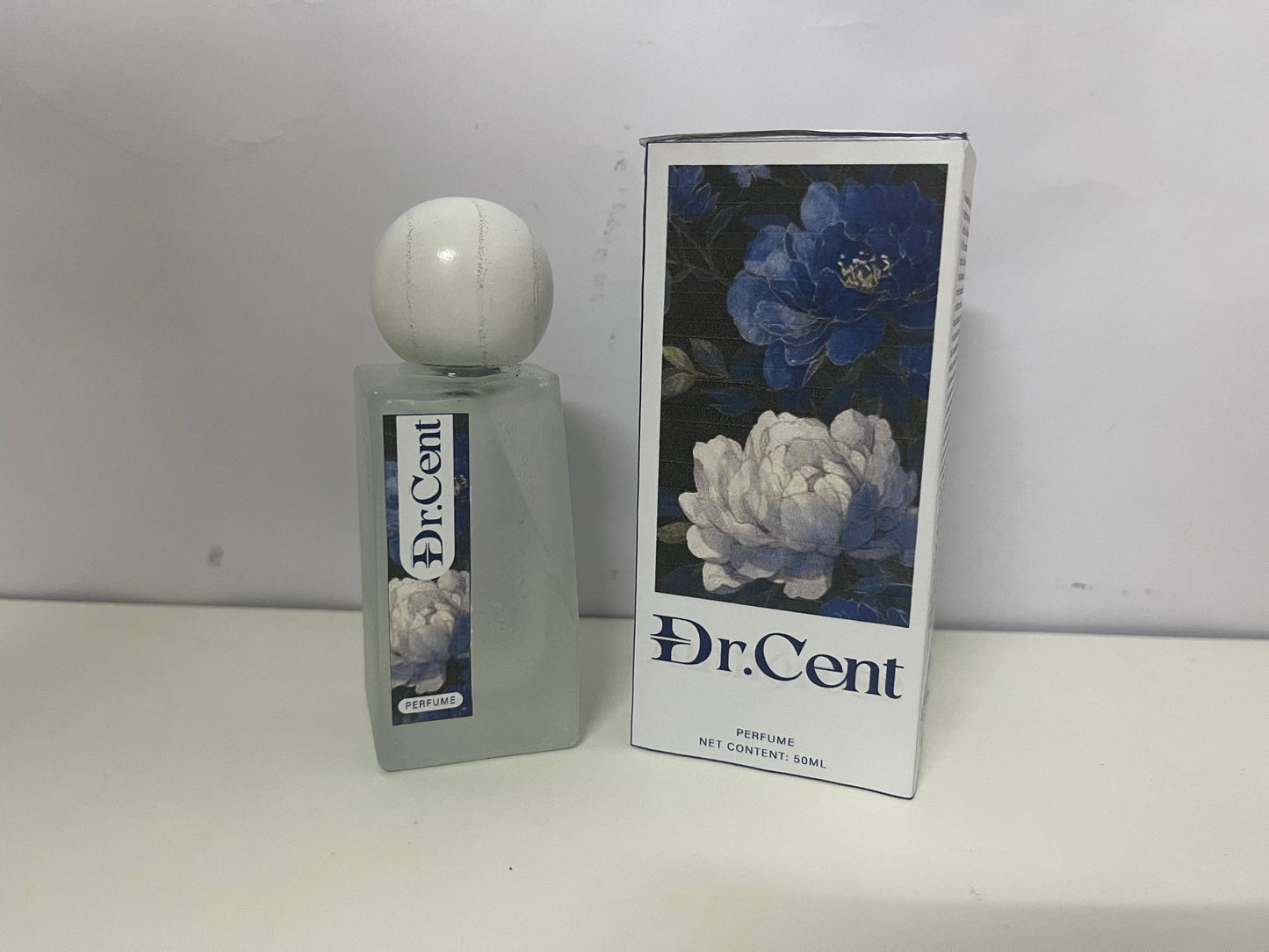 [Dr.Cent Perfumes]-Blue & White Peony Eau de Parfume - Cool Atmosphere Unisex Light Fragrance