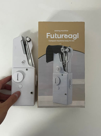 Futureagl Handheld Mini Sewing Machine, Portable Electric Sewing Tool, Multifunctional Compact Stitching Machine for Home Beginners