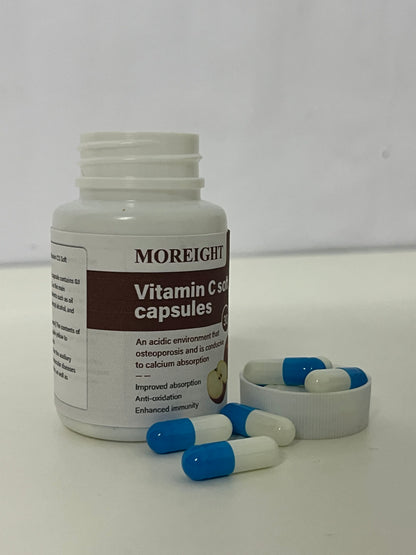 MOREIGHT Vitamin C Soft Capsules, Immune Support & Antioxidant, Promotes Calcium Absorption, 30 Capsules