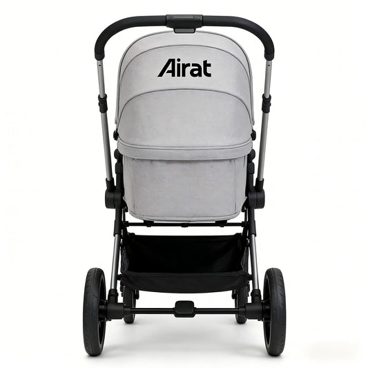 Airat High Landscape Baby Stroller, Reversible Push & Reclining Seat, Lightweight Foldable Infant Stroller, Multi-Function Shock-Absorbing Stroller for Newborns & Toddlers