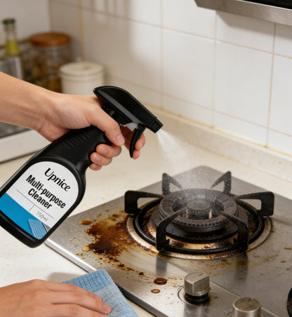 Upnice Multi-purpose Cleaner, Heavy Duty Degreaser for Kitchen, All-in-one Automobile Cleaners & Household Cleaning Spray, 150ml Portable Size