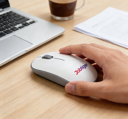 Jobtiger Wireless Office Computer Mouse, Silent Click, 2.4G Portable Computer mouse for Laptop & Desktop PC