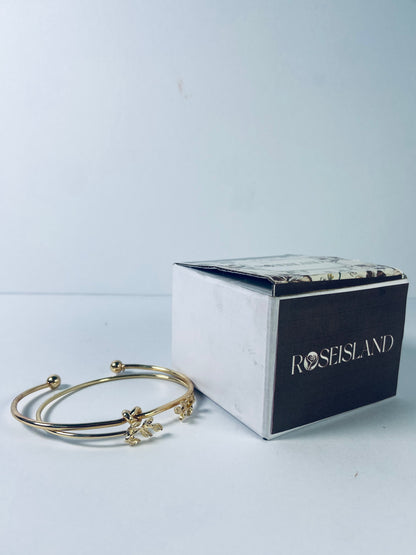 ROSEISLAND Bracelets Multi Layer Cuff Bracelets Set Jewelry Gift